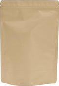 50PCS Smell Proof Resealable Pouch Bags,ULIFESTAR Aluminum Foil Flat Food Storage Bag,Sealable Pcsaging Zipper Pouches with Tear Notches for Pcsaging Lipgloss,Jewelry,etc(18*26cm/7.09*10.24",Gold)