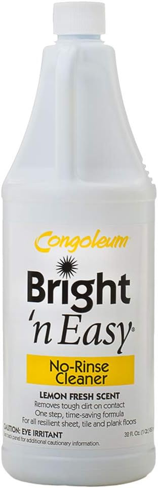 Congoleum Bright 'N Easy No Rinse Cleaner - 32 Ounce Bottle