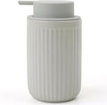 BosilunLife Dish Hand Soap Dispenser - Liquid Pump Soap Dispenser for Bathroom Decro 12oz Ceramic Kitchen Dish Dispenser with Rust-Proof Liquid Pump Modern Refillable Lotion Bottles