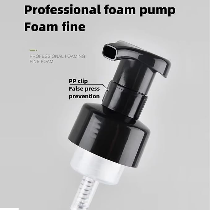 2Pcs Foaming Soap Dispenser, 450ml(16oz) Refillable Modern Square Pump Bottle for Shampoo, Body Wash, Liquid Soap, PETG Plastic Empty Soap Dispenser for Kitchen, Bathroom, Hospital (Green)