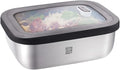 Gefu PROVIDO Food Storage Container 1,300 ml, Rectangular, Cold and Heat Resistant, Intelligent Storage Control via App