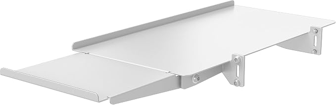 Add-on Keyboard Tray – CTA Add-on Keyboard Tray for Floor Stands & CTA Products – White - (ADD-KBTW)