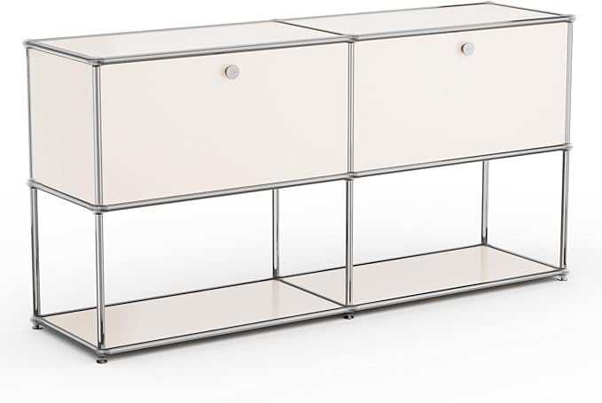 Modern Storage Cabinet Sideboard Versatile Free-Standing Organizer Cabinets for Home Office, Living Room, Bedroom, Kitchen, Garage