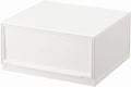 Sanka D2SC-MWWH Modular Case, Freely Combined, Drawer Storage Case, Wide M, White, Drawers That Can Be Combined According to Your Lifestyle, Pull Out And Close Drawers, Rubber Stopper To Prevent