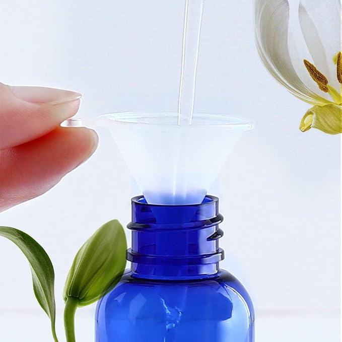 Wedama Spray Bottle, 2 oz Fine Mist Glass Spray Bottles, Little Refillable Liquid Containers for Watering Flowers Cleaning (16 Pack, Blue)
