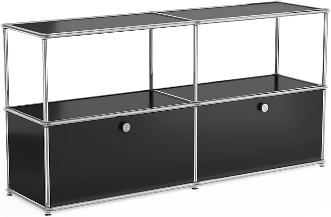 Modern Storage Cabinet Sideboard Versatile Free-Standing Organizer Cabinets for Home Office, Living Room, Bedroom, Kitchen, Garage
