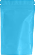 100PCS Smell Proof Resealable Pouch Bags,ULIFESTAR Aluminum Foil Flat Food Storage Bag,Sealable Pcsaging Zipper Pouches with Tear Notches for Pcsaging Lipgloss,Jewelry,etc(10*15cm/3.94*5.91",Blue)
