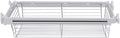 Telescopic Pull-Out Cabinet Storage Basket, Stackable & Detachable Drawer Organizer for Kitchen, Office, Wardrobe, Cupboard - White (864x460x170mm)