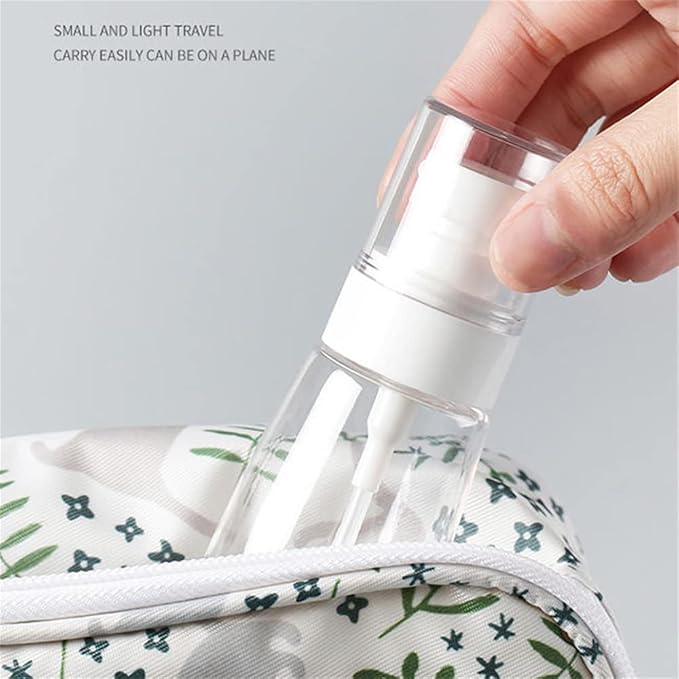 Empty Fine Mist Spray Bottles 2oz Small Travel Perfume Atomizer for Essential oil Perfume Hair Makeup 10 Pack