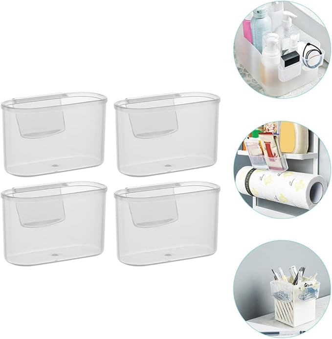 Garneck 20pcs Refrigerator Side Organizer for Sauce Bags Compact Fridge Storage Box for Seasoning Easy Access Condiment Holder Stylish Kitchen