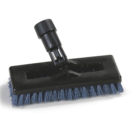 Sparta Swivel Scrub, Heavy Duty Scrubber with Dupont Tynex Bristle, Cleaning Essentials for Commercial and Home Use, 8", Blue, 1 Count