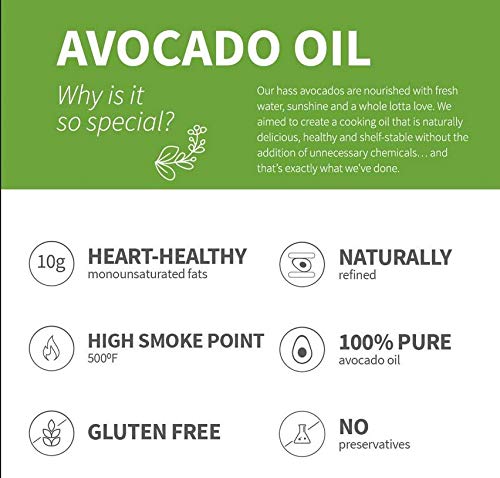 Chosen Foods Avocado Oil Spray, 4.7 Oz - All Purpose Cooking Spray made from 100% pure avocados - Non-GMO, Gluten-Free, Keto Friendly - 134g (Pack Of 2)