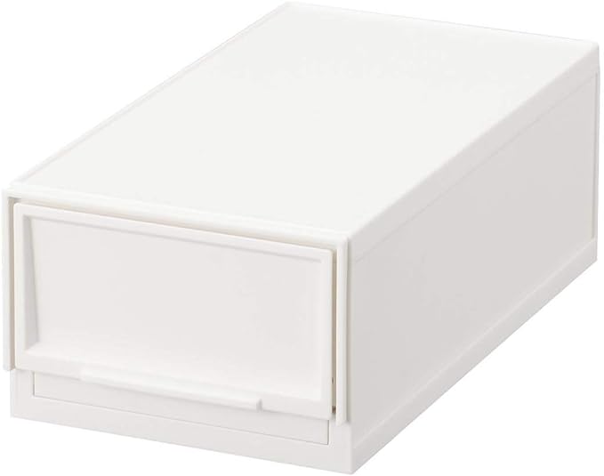 Sanka Modular Case, Freely Combined, Drawer Storage Case, Slim S, White, Drawer Storage That Can Be Combined According to Your Lifestyle, Pull Out And Close Drawers, Rubber Stopper To Prevent Slipping, Stable Even When Stacked With A Locking Mechanism,...