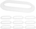 OSALADI 10pcs Plastic Carry Box Handles Heavy Duty Moving and Storage Straps for Small Storage Bins and Packing Organization