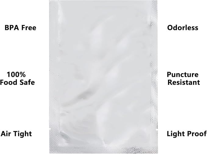 Heat Sealable Mylar Food Storage Bag,ULIFESTAR 5.5Mil Thicker Food Storage Pouches Oxygen Absorbers Vacuum Seal Airtight Packaging for Coffee Beans, Tea, Grains, etc(30 * 40cm/11.81 * 15.75'')