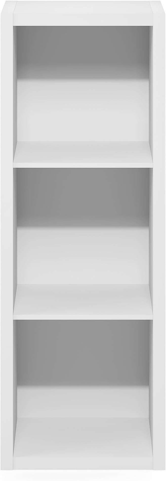 Furinno Cubic 3-Cube Closet Organizers and Storage, Closet Organizer, White | Open Shelf Closet Storage, Closed Back, Extra Thick Frame, for Wardrobe, Bedroom, Living Room