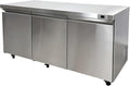Commercial Undercounter Freezer, ETL 3 Doors, Stainless Steel, 115V/60HZ Restaurant 0°F to -8°F, 72" W 19 Cu. Ft.