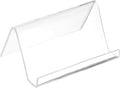 PATIKIL Business Card Holder for Desk, Acrylic Business Card Holders Shine Card Stand Organizer Cards Display for Office Exhibition, Clear