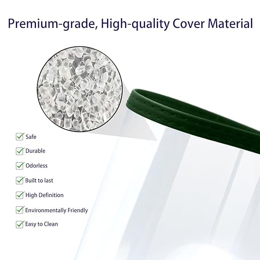 Goodsmart Restaurant Menu Covers – 25 Pack Green 6-View Trifold 5.5" x 8.5", Side-Loading Vinyl & Plastic Menu Holders, Clear Menu Sleeves, Leather-Style Café Covers with Gold Corners