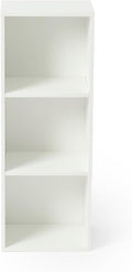 FurnitureR Basics Cube Storage Organizers - can be Combined Freely, Closet Storage Cabinet Shelf, Stackable Cubby Shelf for Bedroom, Office, Study, Classroom, White