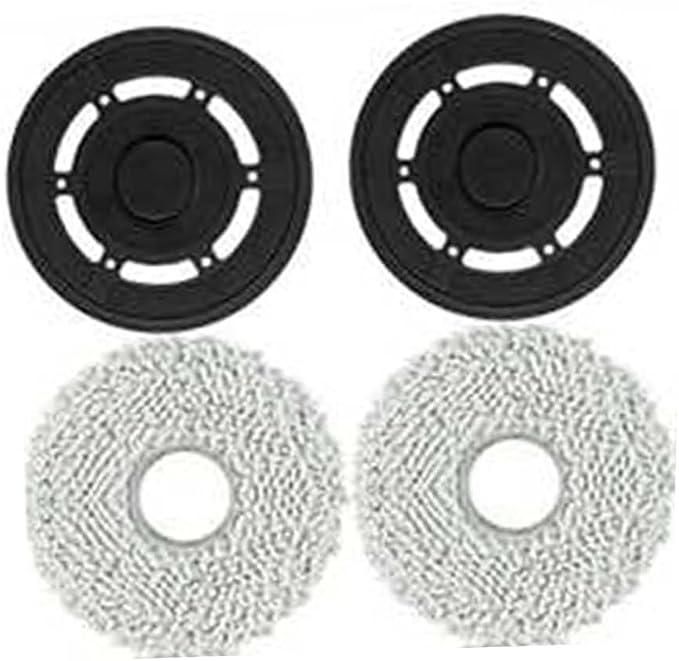 4PCS Compatible for Ecovacs X2 Omni/ X2 Pro ，Mop Cloths Bracket Accessories Mopping Module Mop Holder Robot Vacuum Cleaner Parts