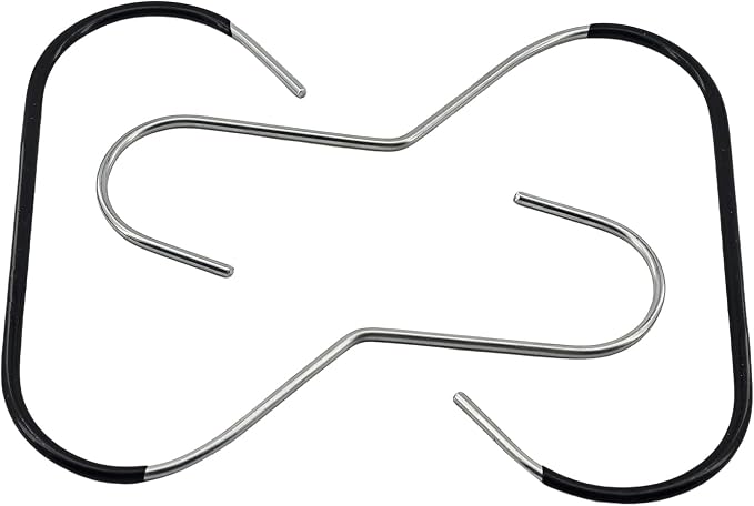 2 Pack Hat Organizer for Baseball Caps, Black Baseball Hat Hangers for Closet, Space Saving Metal Ball Cap Hook Holder Storage Organizer for Caps Head Scarf Belt Tie (2 Black)