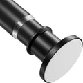 Small Shower Curtain Rod 18-32 In, Black Short Tension Rod | Installs by Spring Tension with No Drilling, Built in Durable Stainless Steel