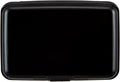 Credit Card Holder, RFID Blocking Metal Card Wallet for Women Men Slim ID Card Holders Protector Aluminum Business Hard Case (Black)