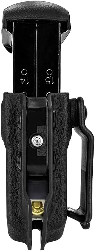 2 Pack IWB/OWB Mag Carrier Fits:9mm/.40 |.45ACP Double/Single Stack | for Right & Left Hand Ambidextrous Concealed Carry Magazine Holster