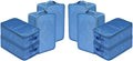 Travel Shoe Bags, Foldable Waterproof Shoe Pouches Organizer-Double Layer (8 Seablue Shoe Bags)