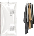 Hanging Vacuum Storage Bags, Space Saver Bags for Clothes, Vacuum Sealer Bags with Heavy Duty Hanging Hooks for Clothing, Suits and Jackets, Closet Organizers and Storage