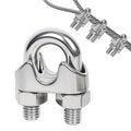 40 Pcs 1/8 inch Stainless Steel Cable Clamps,Wire Rope Clamp | M3, Commercial, Industrial & Residential Use