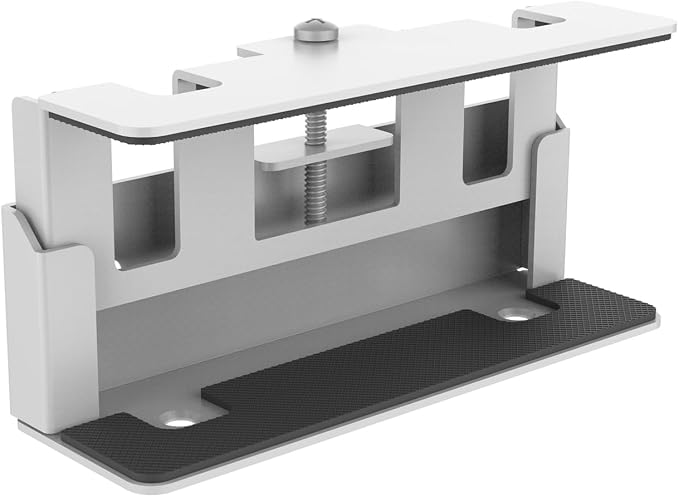 Monzlteck Universal Power Strip Mount, Put Your Power Strip Under the Desk or On the Wall-(Power Strip not Included)-Fits 1.6" to 2.4" Width