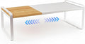 Bamboo Cabinet Organizer Shelf, Expandable Cupboard Storage White | Maximize your kitchen counter shelf space with this 13-21.5 inch expandable, stackable bamboo spice rack