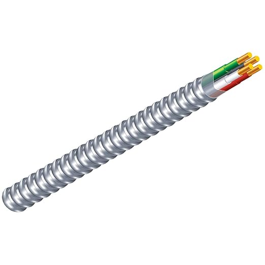 Flexible Conduit Aluminum Metal Clad 12/2 100Ft.