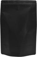 50PCS Smell Proof Resealable Pouch Bags,ULIFESTAR Aluminum Foil Flat Food Storage Bag,Sealable Pcsaging Zipper Pouches with Tear Notches for Pcsaging Lipgloss,Jewelry,etc(20*30cm/7.87*11.81",Black)