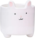 Ceramic Cat Shaped Pen Pencil Holder for Desk Decoration Accessories Cat Decor Makeup Brush Pen Cups Succulent Plant Pot Office School Ideal Gifts for Women, Mom or Birthdays