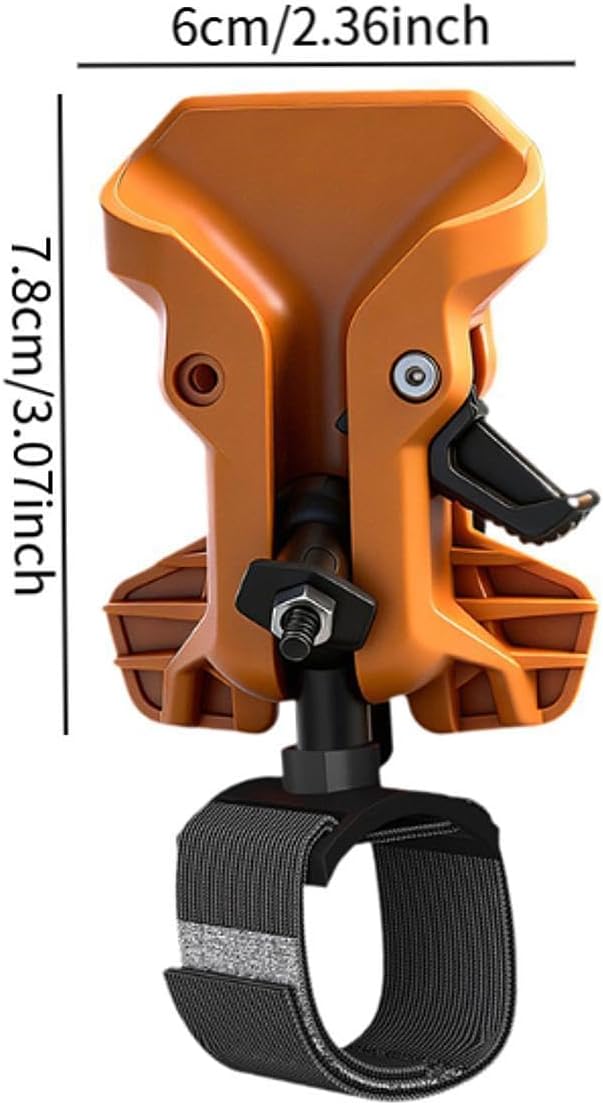 Generic Tool Holder Belt Clip Portable Convenient Tool Belt Accessories Waist Hanging Organizer for Pneumatic Power Drill Electrician, Yellow