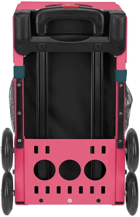 ZUCA Desert Blossoms Sport Insert Bag and Pink Frame with Flashing Wheels