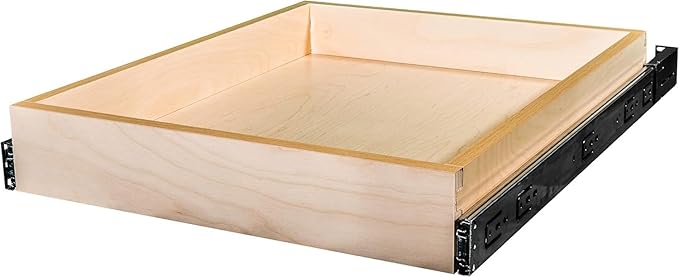 Sublime Design - Standard Size - Pull Out Kitchen Drawers | Slide Out Shelves for Kitchen Cabinets | Pull Out Home Organizer (Side Mounting, 24 Inch W/Drawer Slides (23” Drawer Box))