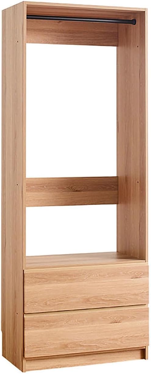 Maykoosh Closet System Organizer - Customizable Walk-in Wardrobe Storage Oak/Model C 1 Closet