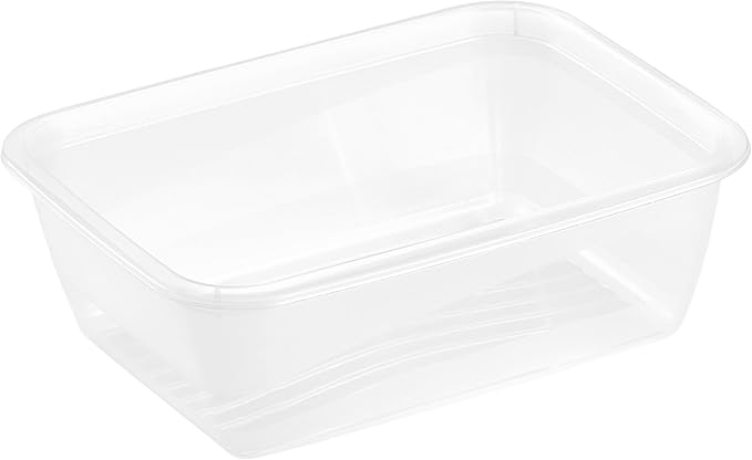 keeeper Fredo Fresh Food Storage Container Set 3 x 1.25 L Crystal Grey (Transparent)