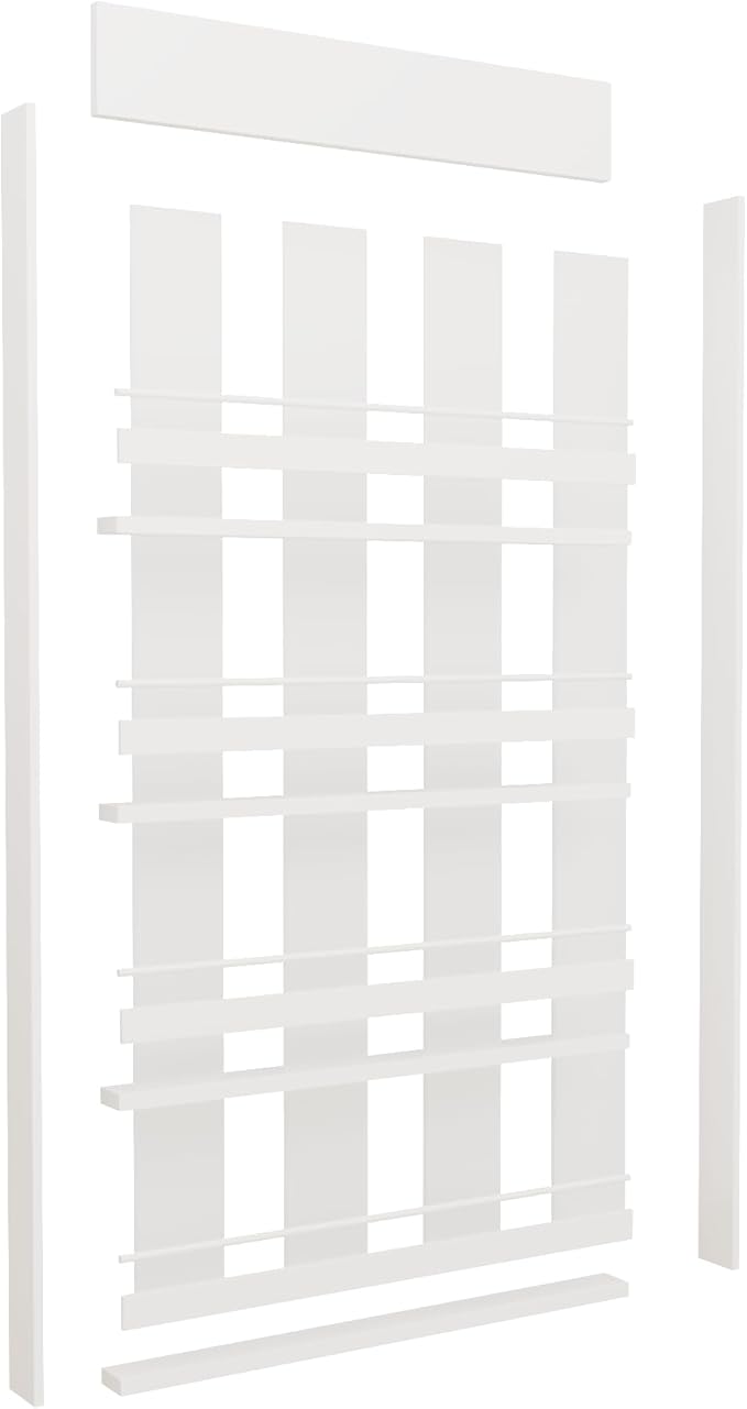 Sliding Barn Doors -Four Levels Bookshelf Style Design Installation Hardware Kit Included,42'' x 84''