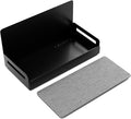 2-Pack Magnetic Spice Rack for Refrigerator, Black | Heavy-Duty 20LB Capacity, Strong Magnetic Shelves, For Classroom Whiteboards and Garage Tools, Kitchen Organizer for Utensils