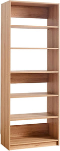 Maykoosh Closet System Organizer - Customizable Walk-in Wardrobe Storage Oak/Model E 1 Closet