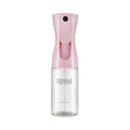 TANGLE TEEZER Travel-Size Fine Mist Spray Bottle, 6.1 oz, Millennial Pink | Travel-size reusable, refillable fine-mist continuous spray bottle; refreshes, detangles & styles hair on the go