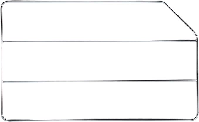 Rev-A-Shelf 12" Bakeware and Tray Divider for Wall/Base Cabinets, Baking & Cookie Sheet Organizer, Min Opening Width of 3", Chrome, 597-12CR-2-1