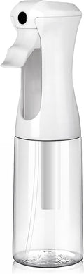 VIGOR PATH Continuous Mist Clear Spray Bottle 200ml Fine Mist for Hair | Ultra Fine Atomizer Leak Proof Ergonomic Construction 360 Refillable