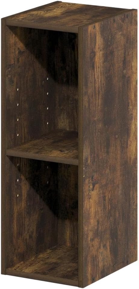 Furnifact Amber Pine Bookcase with Modern Design, Engineered Wood Construction, Sturdy Shelving, Stylish Storage Solution for Living Room or Office