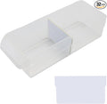 (32-Pack) Small Drawer Dividers compatible with Craft Cabinet and Hardware Storage Organizers, (Dividers Only) Made of High-Strength Fiberglass, Easy to Label